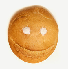 Bread and salt similar to a smilie
