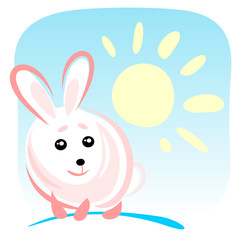 rabbit and sun