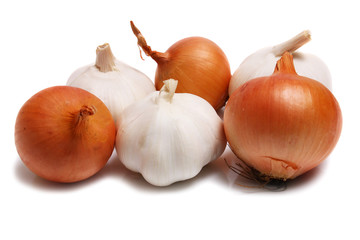 onion and garlic