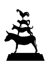 Animal Statue silhouette