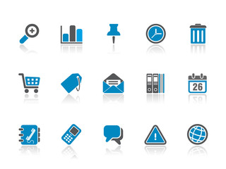 Application & Website Icons with reflection