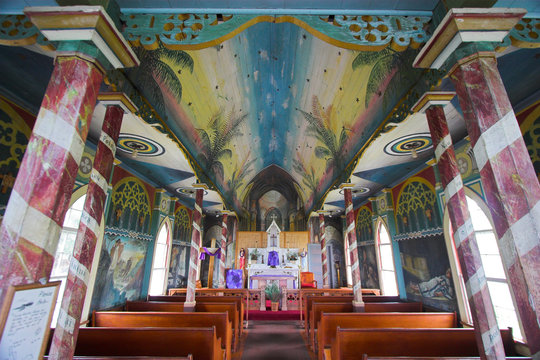 Tropical Church Interior