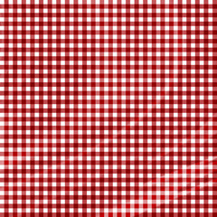 Red picnic fabric