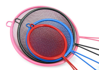 Mesh strainer metal utensil
