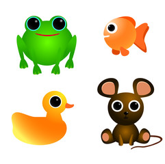 Obraz premium Cute Animal Set 1