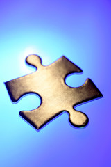 Fototapeta premium Jigsaw puzzle piece
