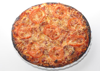 pizza isolated on white background.