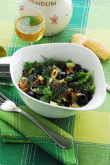 Insalata di bordo - Tonno , pecorino e verdure di stagione