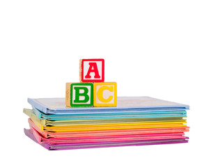 ABC Blocks on Children's Books