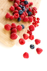 Fresh bright red berries