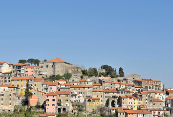 La località turistica di Vezzano Ligure nelle vicinanze di La Spezia in Liguria