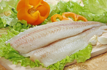 raw fish fillet