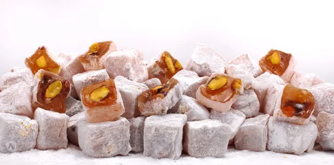 Crédence de cuisine en verre imprimé Bonbons turkish delight
