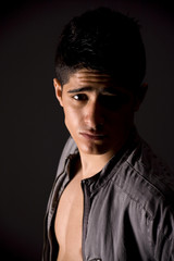 Naklejka premium fashion portrait