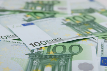 euro banknotes background 2
