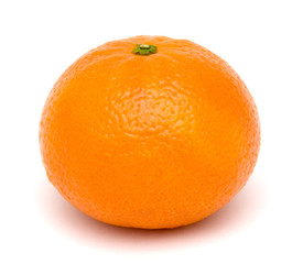 Orange studio isolated on white background