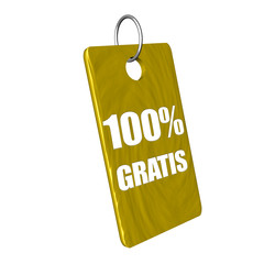 100% Gratis Icon