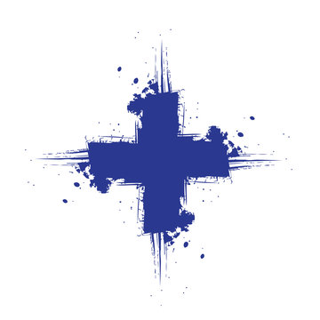 grunge cross