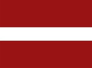 Latvia national flag. Illustration on white background