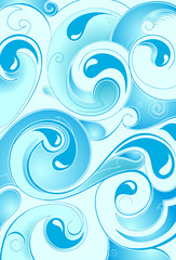 Water swirls