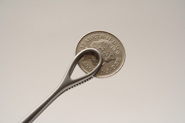 coin - surgical tweezers III