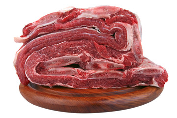 bunch of meat in front