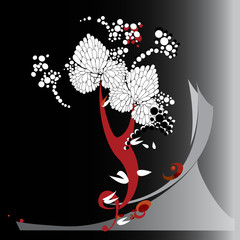Blossoming tree