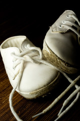 worn baby shoes - active toddler