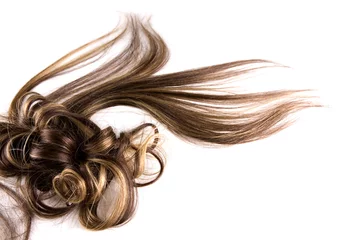 Deurstickers Kapsalon long hair