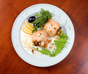 .meat loafs from salmon