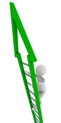 Green ladder of success