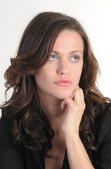 Portrait of a pretty young woman