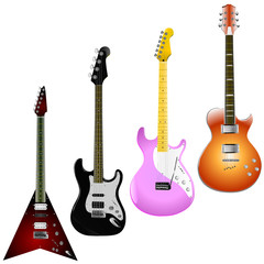 guitars vector