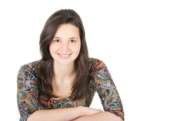 Fototapeta premium young beautiful smiling woman