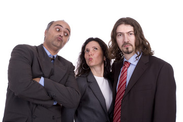 Business team posing