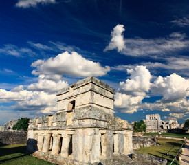 Tulum ruins in the Maya World near Cancun