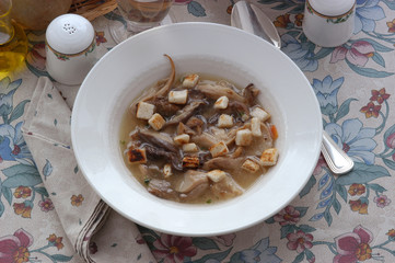 Zuppa di funghi - Primi piatti dell Emilia Romagna