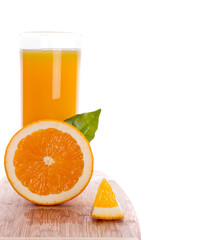 glass of orange juice