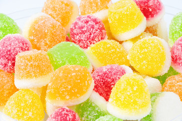 heap from fruit candy