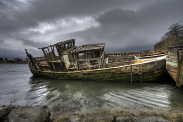 Old fishing boats