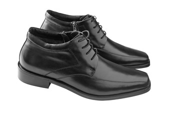 pair of leather shoes