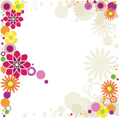 Summer greeting card.