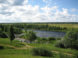 Fototapeta na wymiar river Msta, Russia