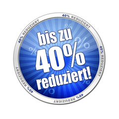 button 40% reduziert