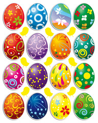 Easter decorative eggs