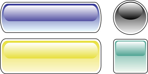 glossy buttons for web design