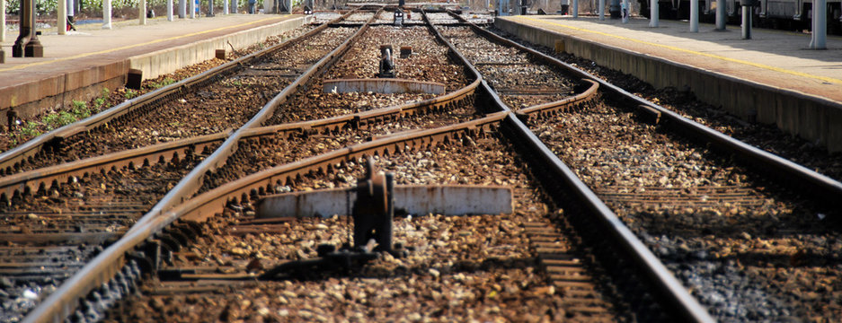 Scambio ferroviario dettaglio