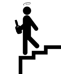 Piktogramm von Alkoholiker