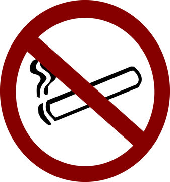 defense de fumer