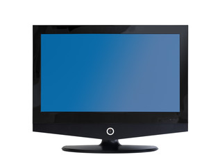 flatscreen LCD TV-Set isolated